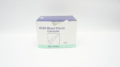 BD 303345 Blunt Plastic Cannula (x) - Box of 100